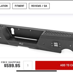 Rear Fender  2010 - 2018 Rough Country 