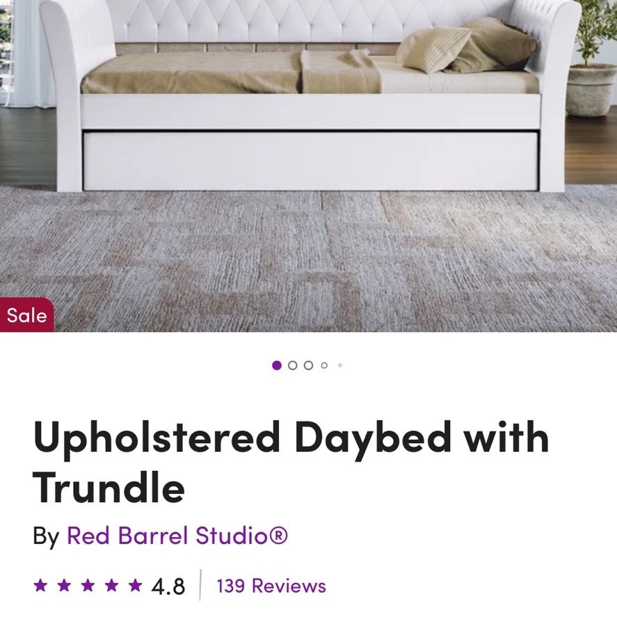 Daybed Tapizado Blanco