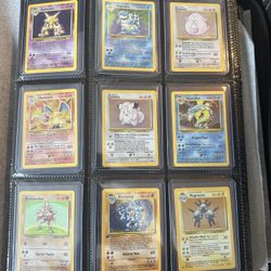 Pokemon Complete WOTC base set, jungle and fossil