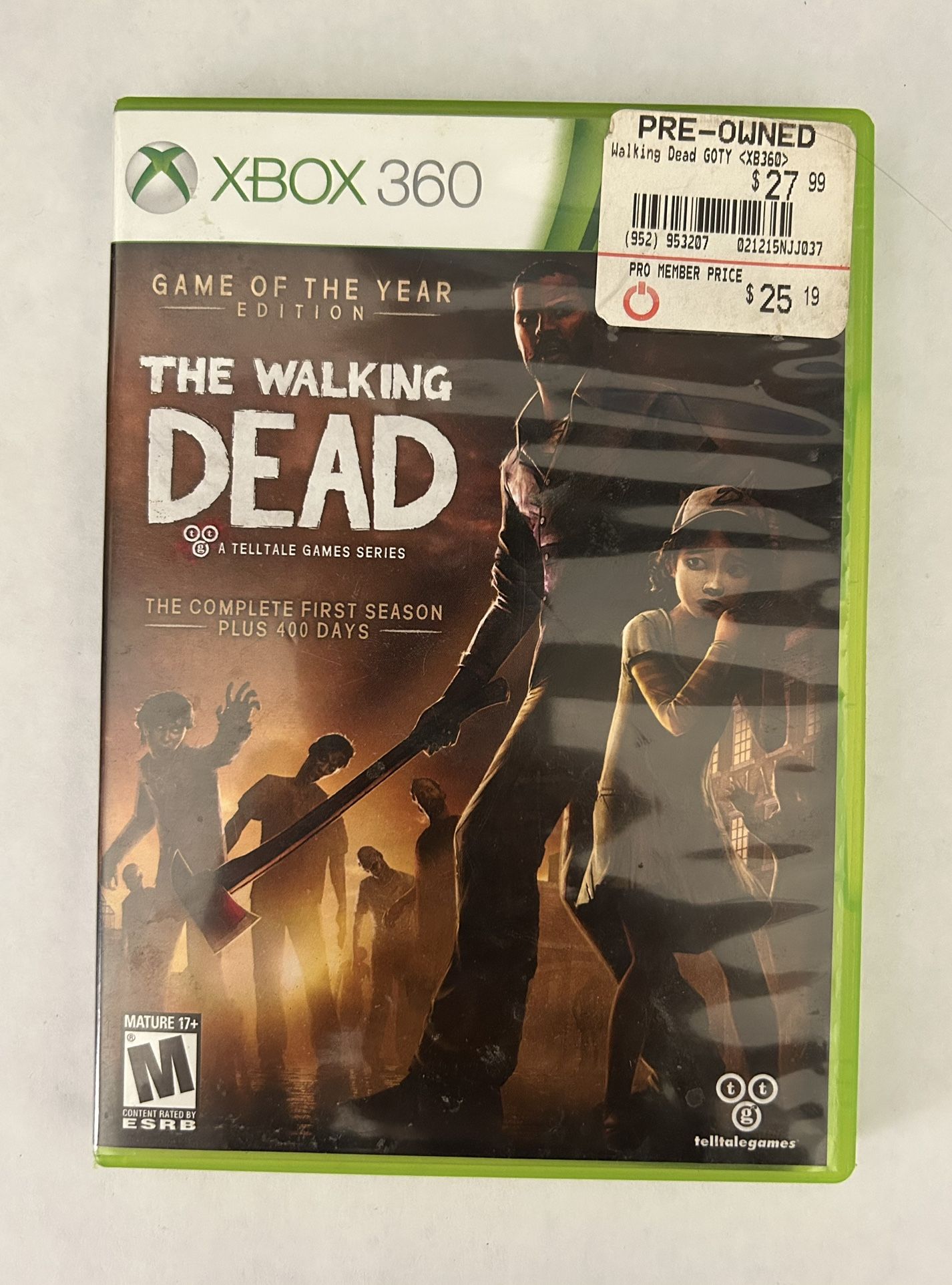 the walking dead video game xbox 360