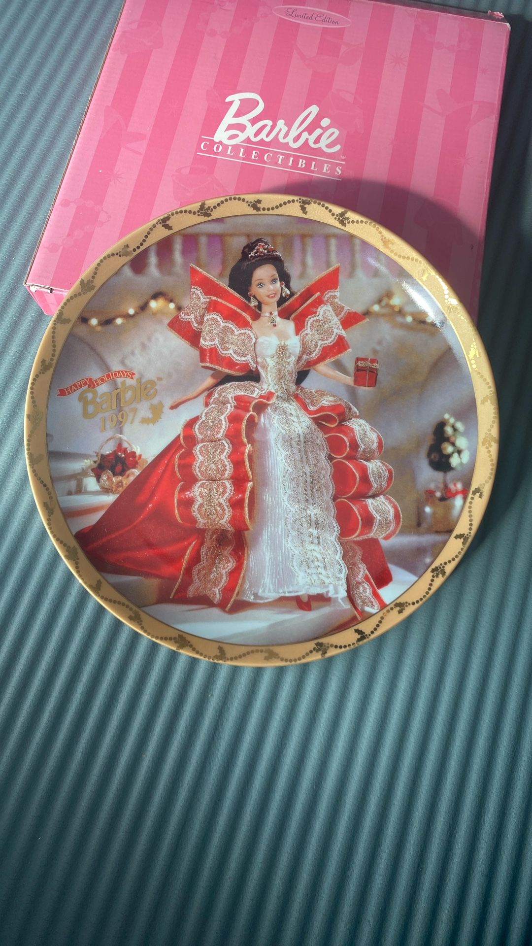 Vintage Barbie Collectible Limited Edition Plate 1997
