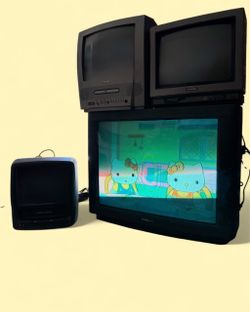 Crt tv mini vhs dvd