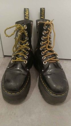 Size 8 Platform Doc Martens Combat Boots