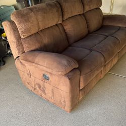 Ashley Electric Reclining Sofa