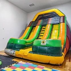 Inflatable depot EZ Dual Lane Slide 17 ft slide