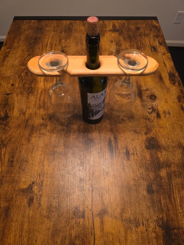 Handcrafted Wooden Wine Caddy