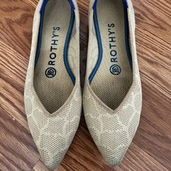 Rothy’s Sahara Gold Flats