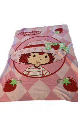 Vintage Strawberry Shortcake Blanket 