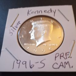 SILVER PROOF CAMEO KENNEDY