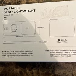 Ultra Slim Design 3  In 1 Charging Stand 
