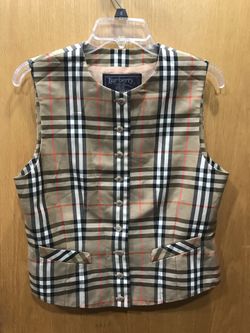 Burberry vest for women’s size 10