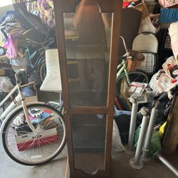 Vintage Wooden Display Case 6ft
