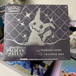 Pokemon Paldean Fates Pokemon Center ETB