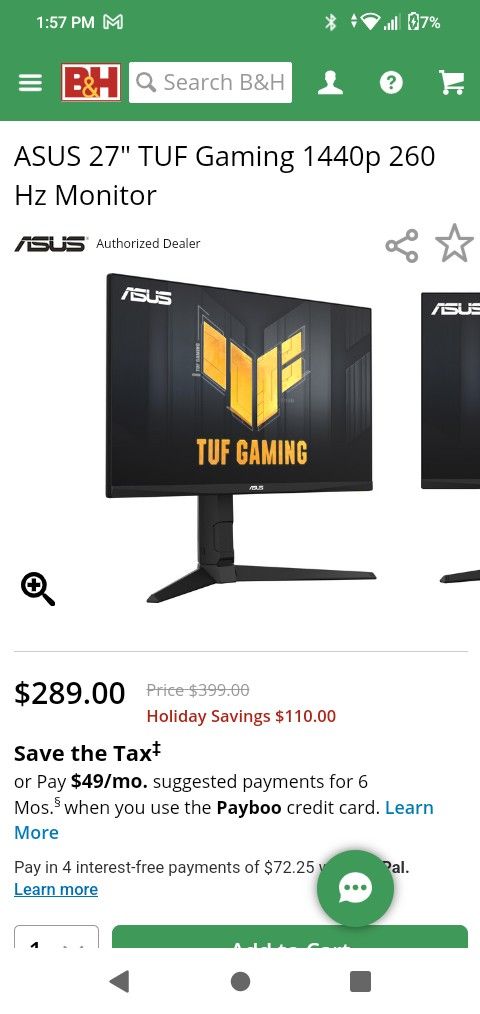 Asus G Sync Monitor