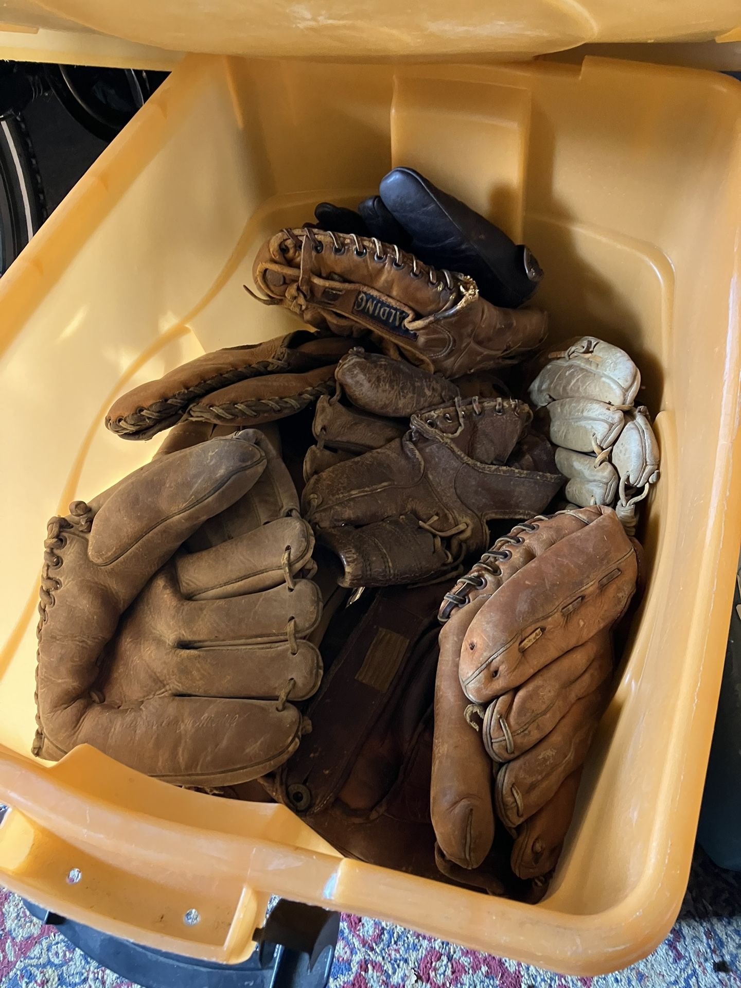 Vintage Rare Early Baseball gloves mitt 1900 to 1950s