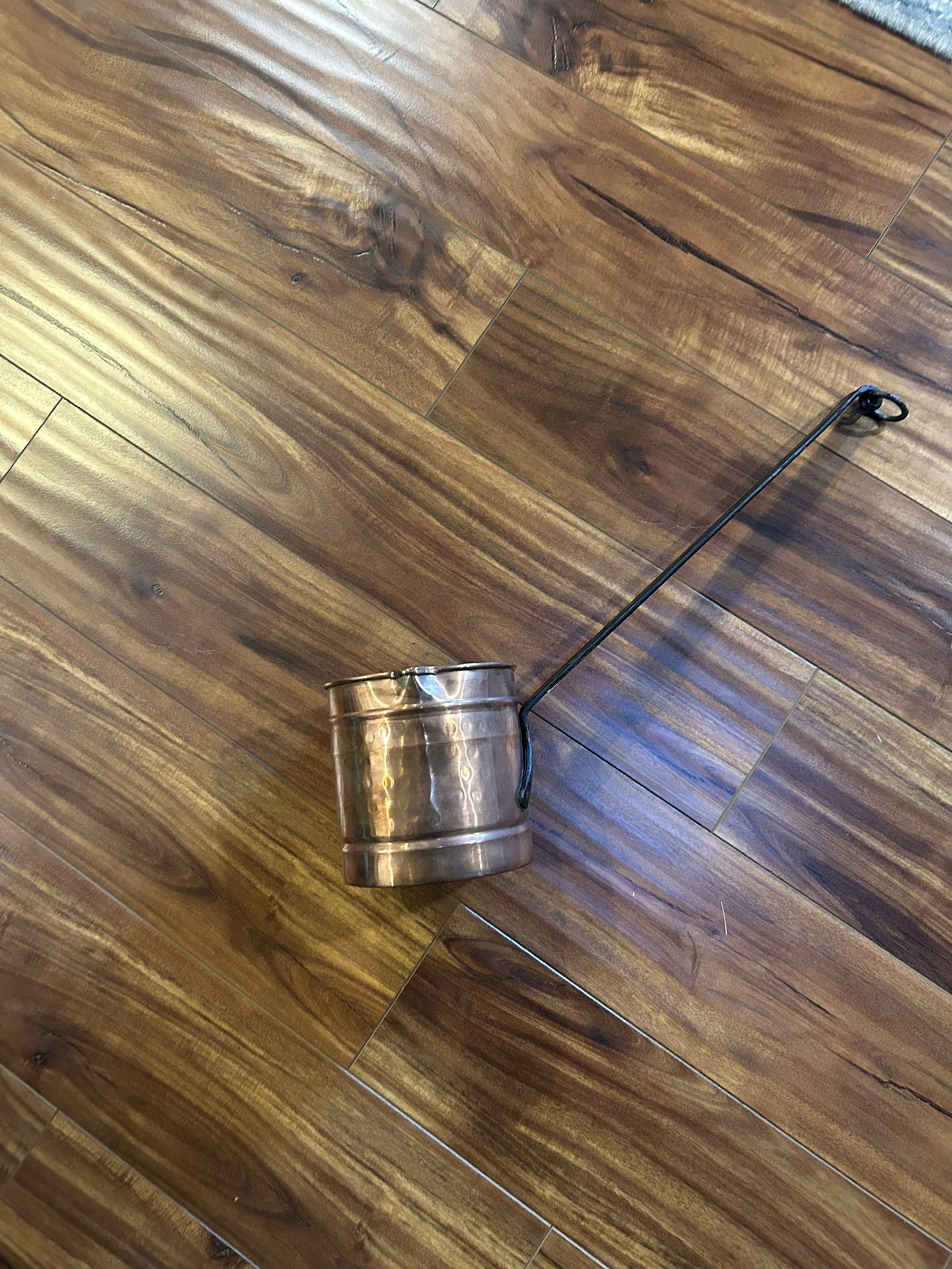 Vintage Solid Copper Ladle – Made in Turkey