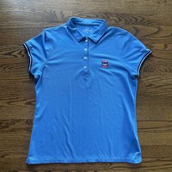Size Medium Vineyard Vines Chicago Cubs Baseball Polo Shirt