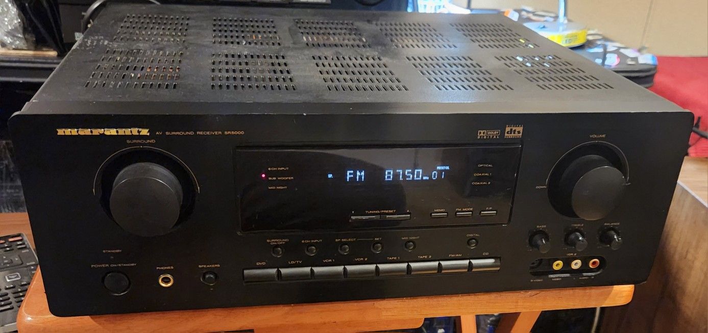 Vintage MARANTZ SR-5000 A/V RECEIVER