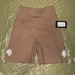 SHE Darc Sport Brown Seamless Shorts - Size S