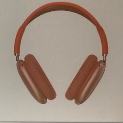 🎧 Max Over-Ear Wireless Headphones – Orange (Model 8098) 🎧