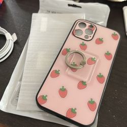 iPhone 12 Case Cover Strawberry 