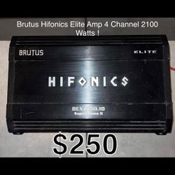 Brutus Hifonics Elite Class D 