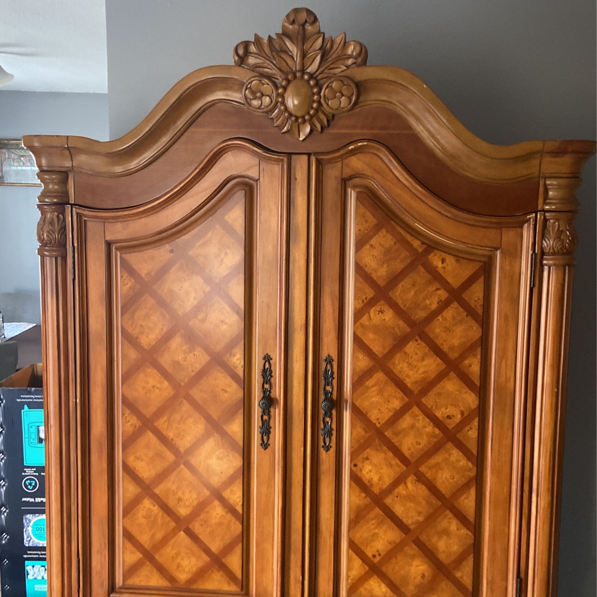 Solid Wood Armoire 