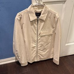 Beige zip-up jacket from H&M
