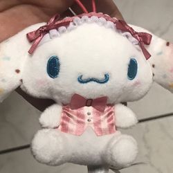 3” Cinnamoroll Plush Keychain(Pink)