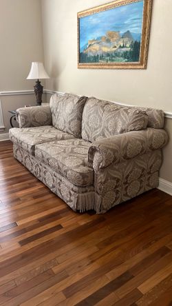 Patterned couch