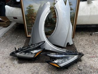 🟡2021 Nissan Murano,pair Of Headligths,end LH End RH Fender,