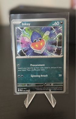 Pokemon TCG Inkay Twilight Masquerade 051/084 Rare 2026 Eng Basic HP 60