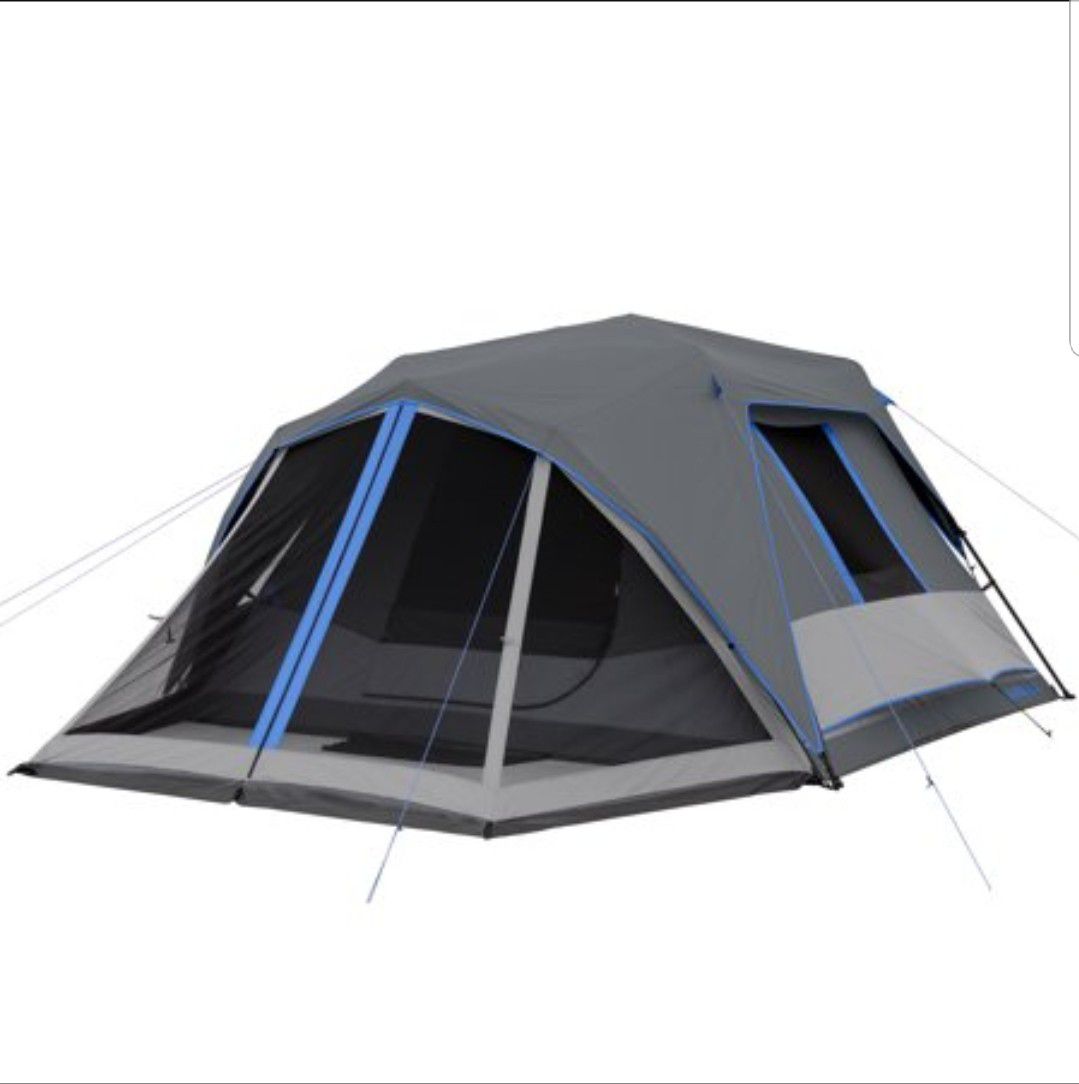 6-Person Instant Darkrest Cabin Tent with light