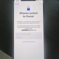 iPhone X Activation Locked