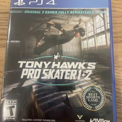 Tony Hawk 1 + 2 Playstation 4