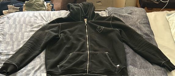 True Religion World Tour Big T Hoodie BLK