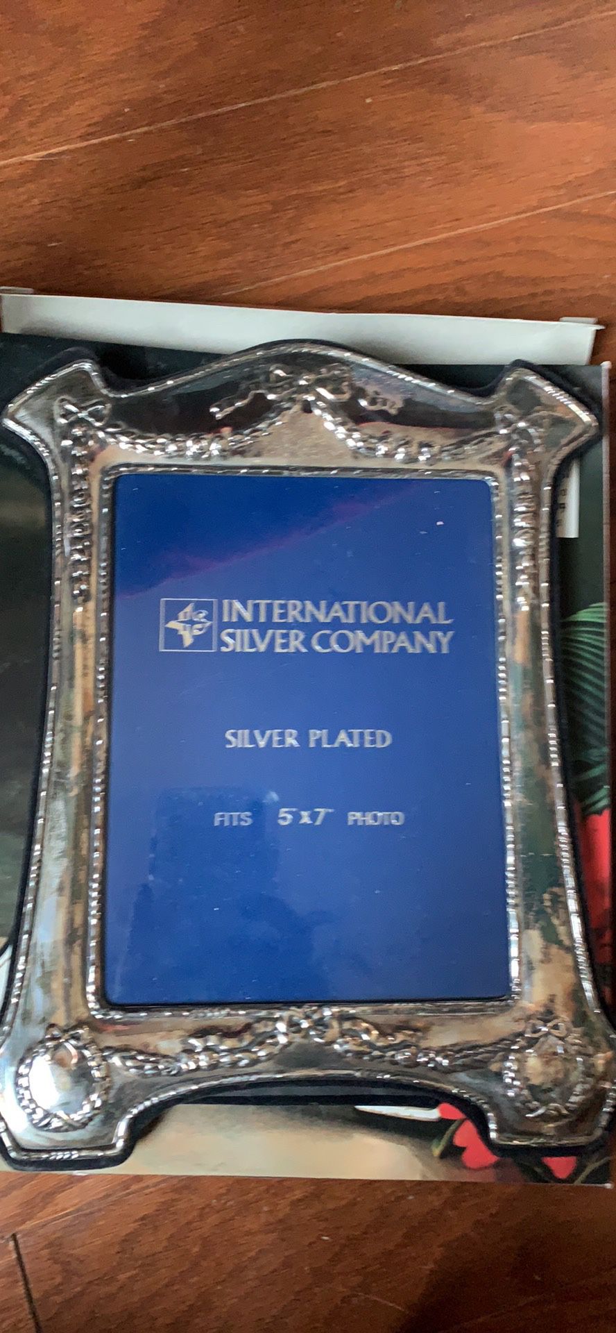 Silver plated frame