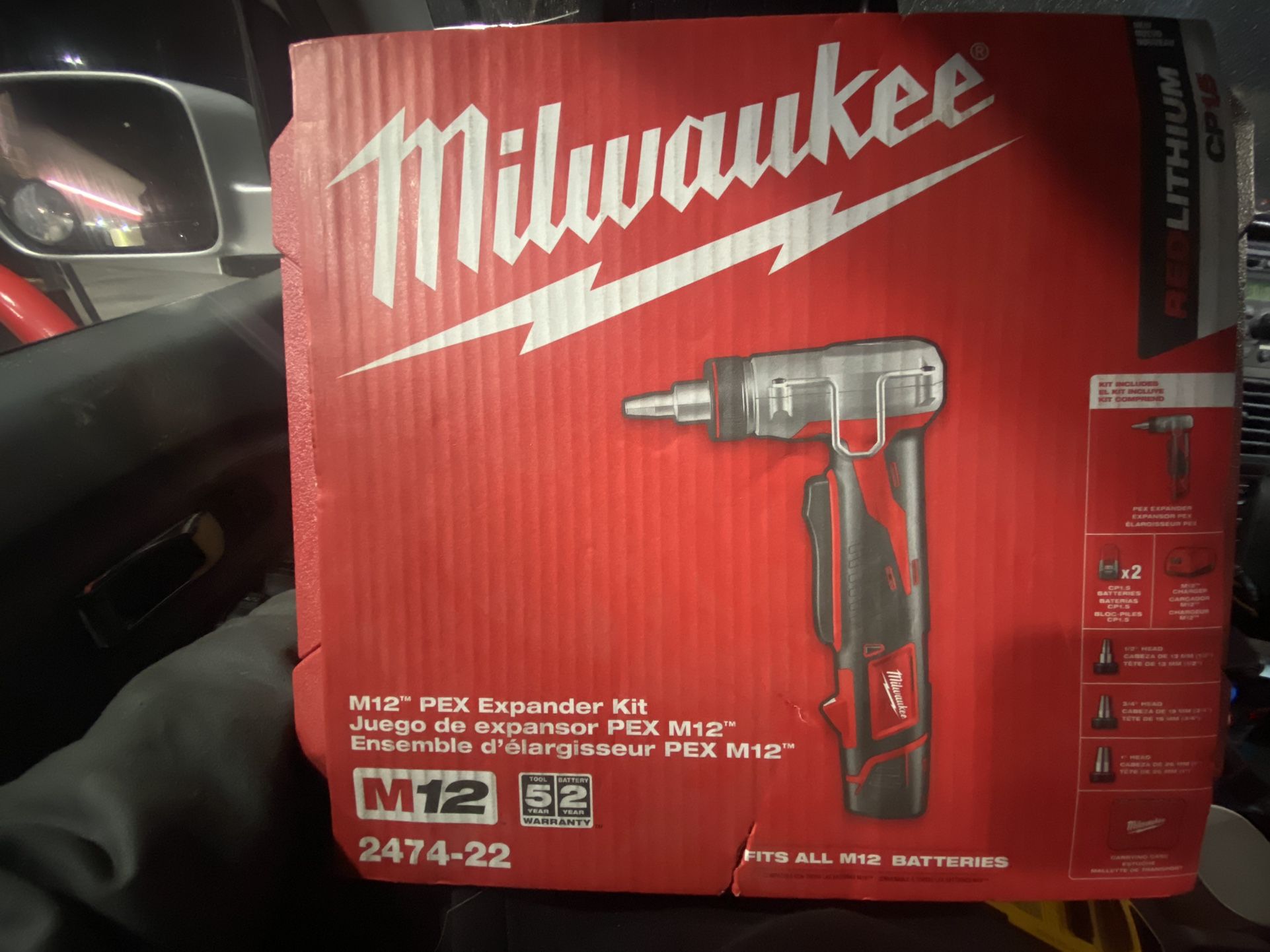 Milwaukee, M 12 Pex Expander Kit