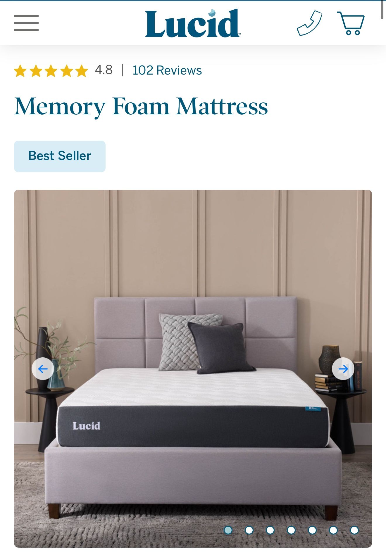 Lucid MEMORY FOAM MATTRESS