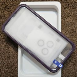 Clear Purple Glove Case/magsafe 