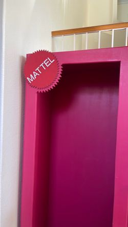Custom made Barbie box 7 foot wood solid