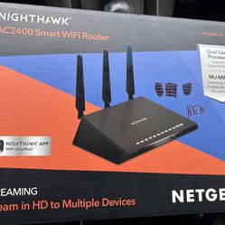 New Netgear Nighthawk AC2400 WiFi Router 