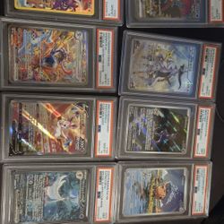 Pokemon PSA slabs