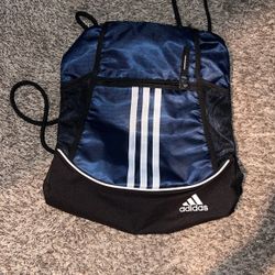 adidas Alliance Sackpack Drawstring Backpack Gym Bag