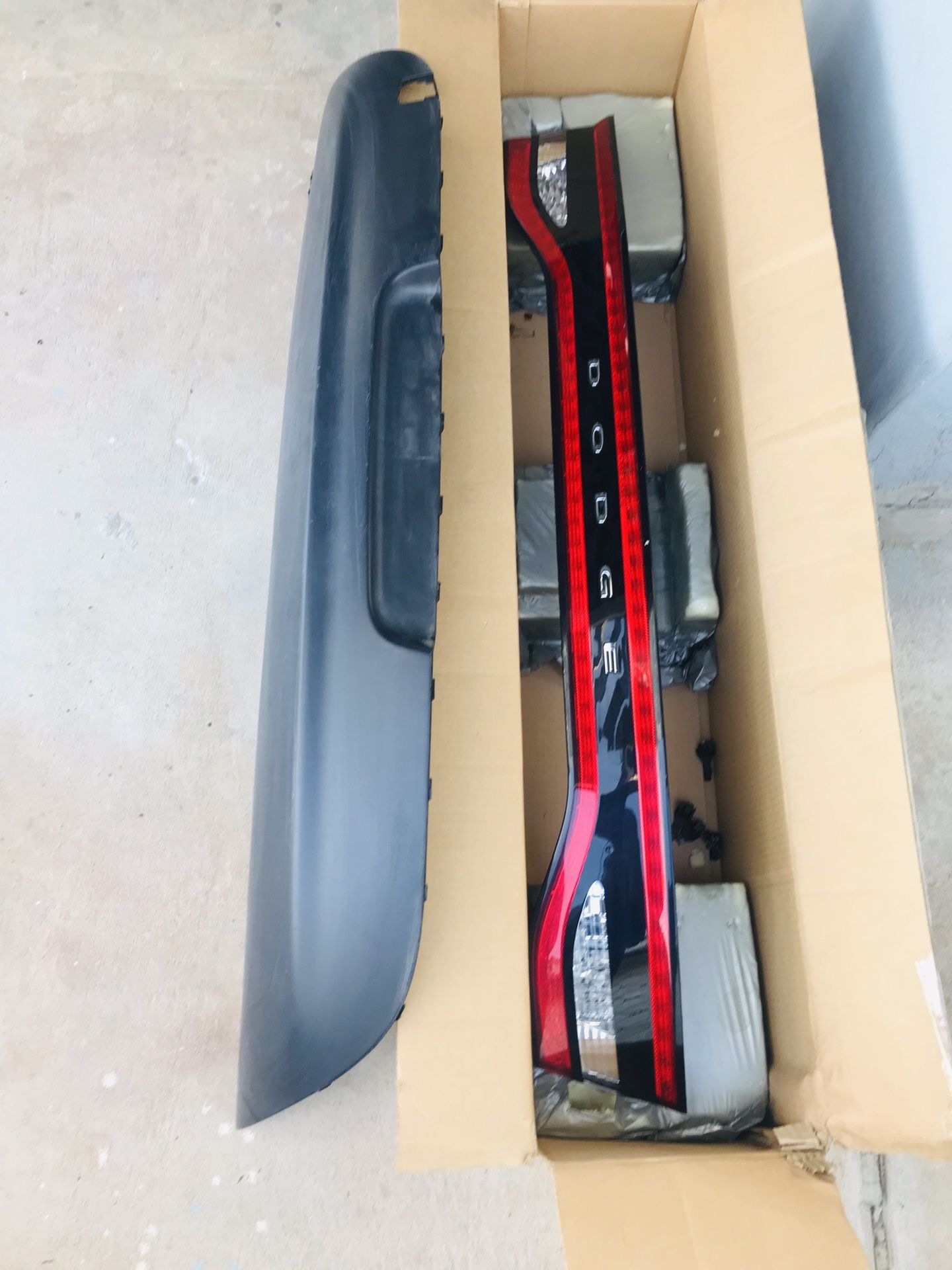 Rear light and bumper dodge dart