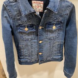 Brand new true religion women jean Jacket size s retail $159