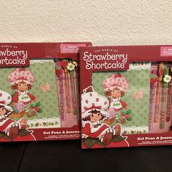 Strawberry Shortcake Gel, Pens, And Journal Set