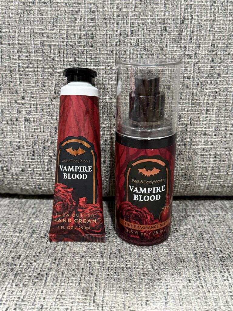 Brand New Vampire Blood Mini Set - Hand Cream & Mist 