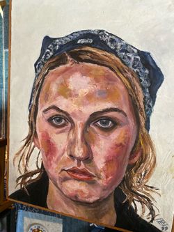 Way To women. Acrylic on canvas. LBSU student