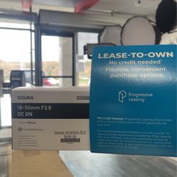 Sigma 18-50mm F2.8 For Sony 